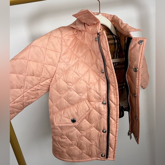 BURBERRY kids SALMON COLOR TODDLER JACKET✨ - Picture 9 of 13